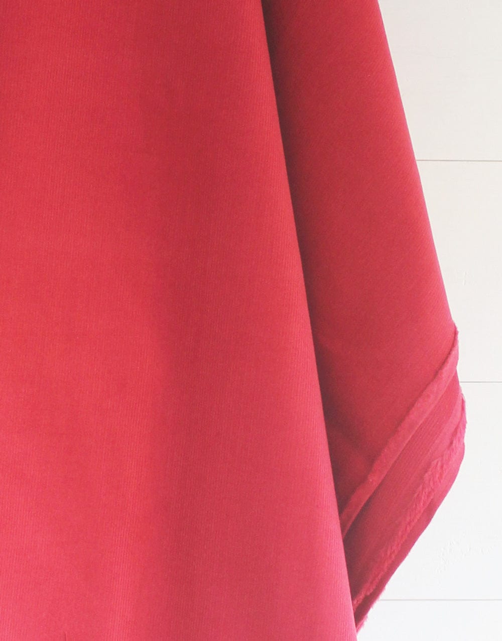 Red Cotton Baby Corduroy Fabric | Clothkits