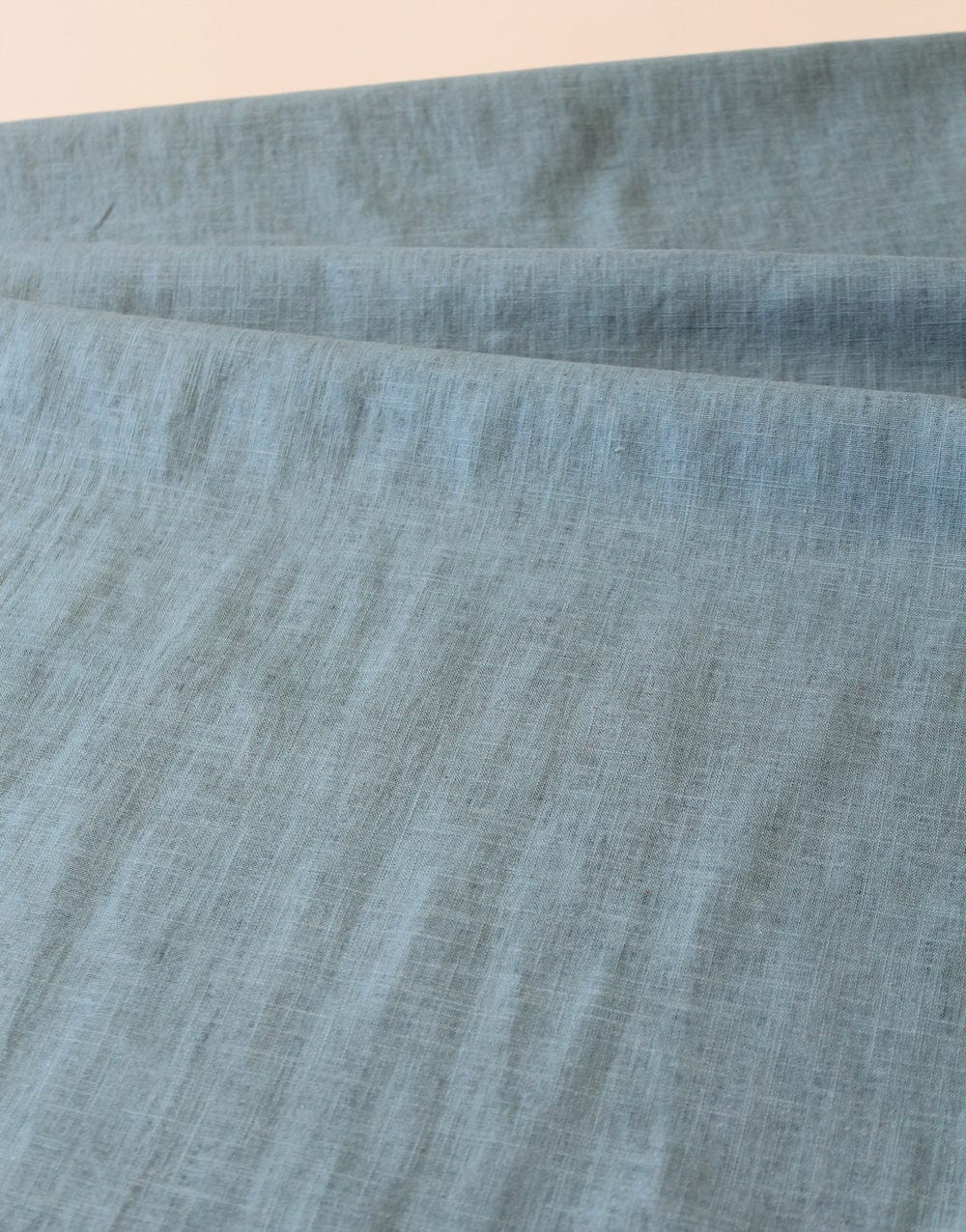 Aqua Blue Linen Fabric | Clothkits