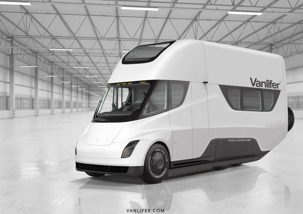 Tesla Semi Campervan Concept Introducing The Vanlifer Semi Home Vanlifer