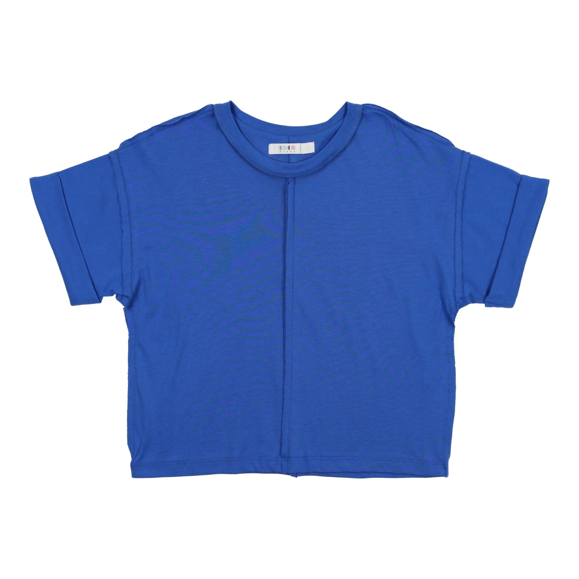 Cobalt Blue Short Sleeve Cotton Tee