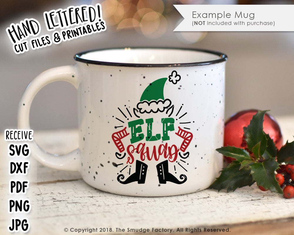 Download Elf Squad SVG & Printable - The Smudge Factory