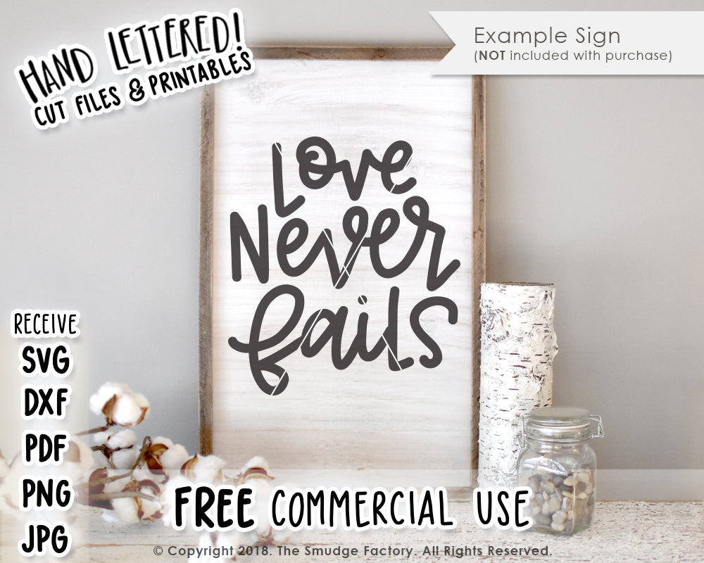 Free Free Love Never Fails Svg Free 691 SVG PNG EPS DXF File