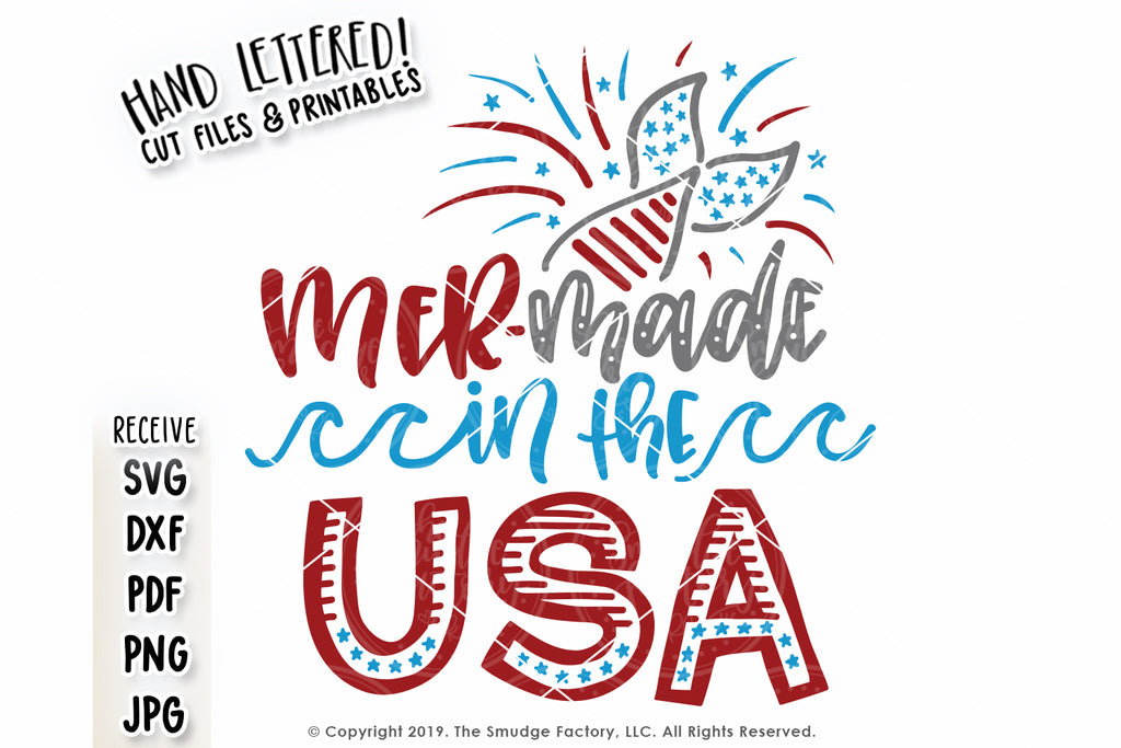 Download Mer-MADE In The USA SVG & Printable - The Smudge Factory