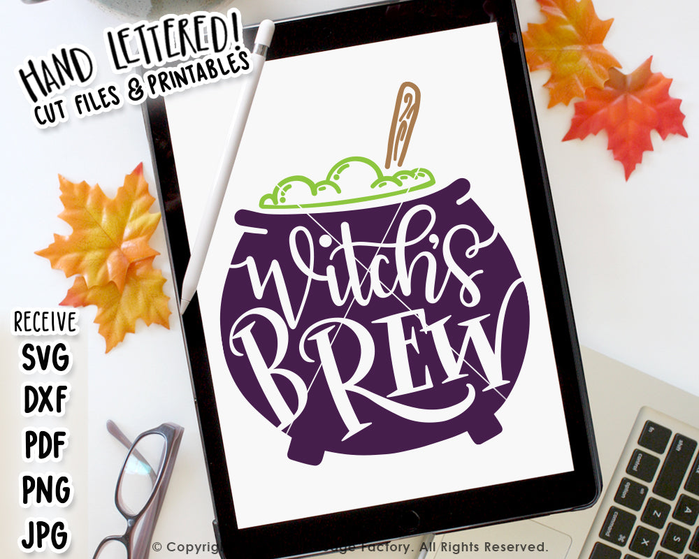 Download Witch's Brew SVG & Printable - The Smudge Factory