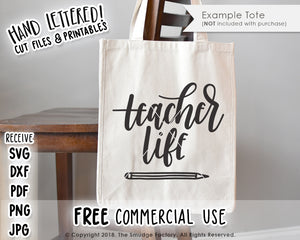 Download Teacher Life Svg Printable The Smudge Factory