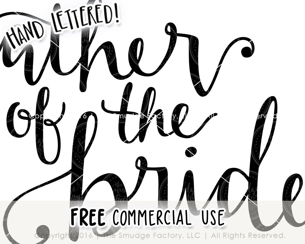 Download Father of the Bride SVG & Printable - The Smudge Factory