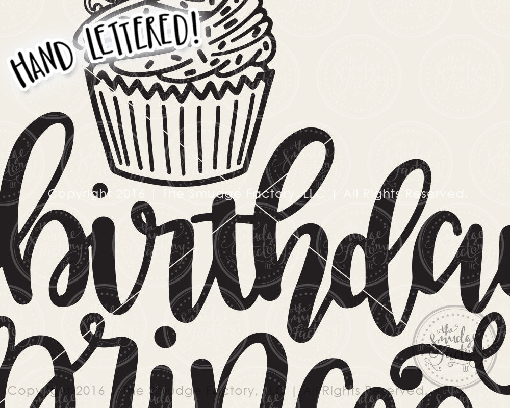 Download Birthday Princess SVG & Printable - The Smudge Factory