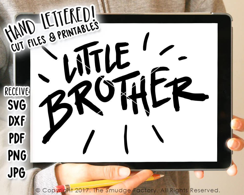 Download Little Brother SVG & Printable - The Smudge Factory