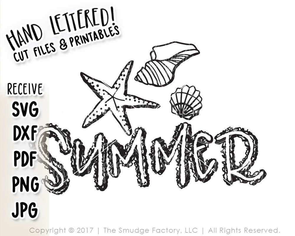 Download Summer SVG & Printable - The Smudge Factory