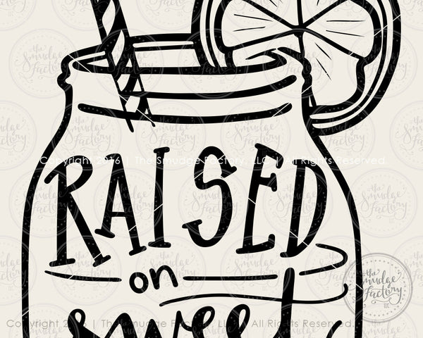 Download Raised on Sweet Tea and Jesus SVG & Printable - The Smudge ...