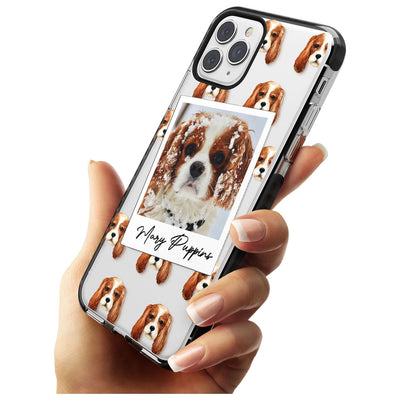 Cavalier King Charles - Custom Dog Photo Pink Fade Impact Phone Case for iPhone 11
