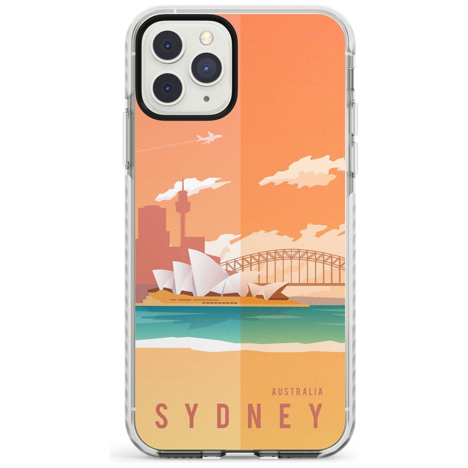 Vintage Travel Poster Sydney Impact Phone Case for iPhone 11 Pro Max