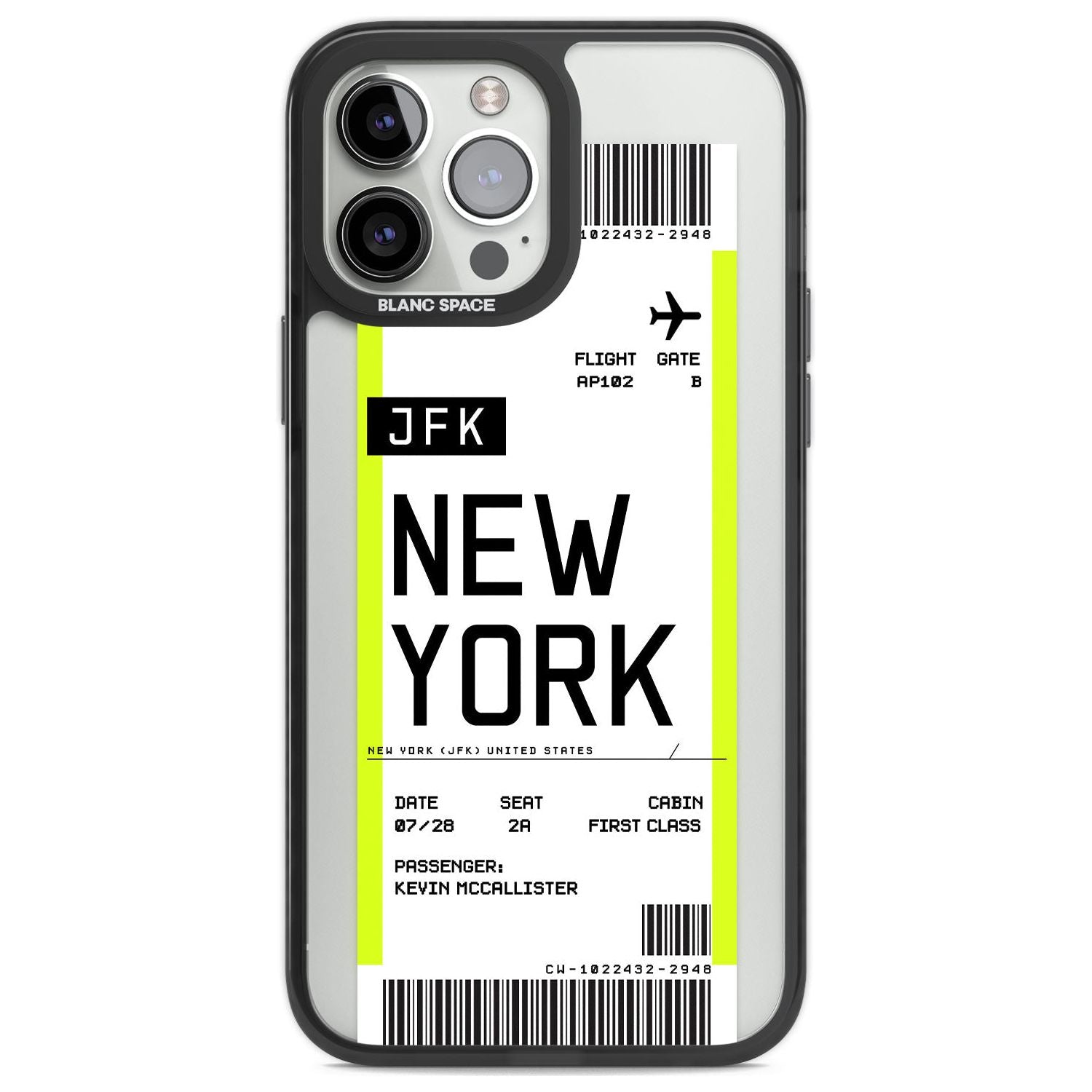 Plane ticket phone case Las Vegas