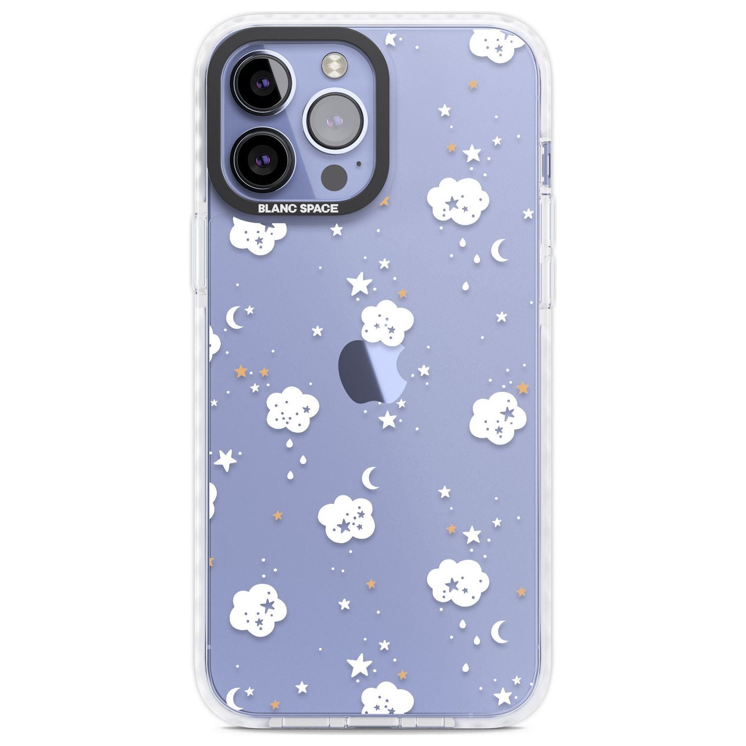 Personalised Blue and White Cow Print iPhone Case - Blanc Space