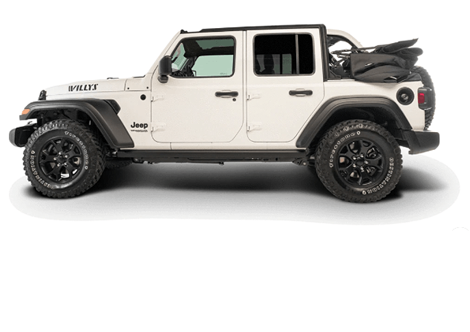 Top 48+ imagen jeep wrangler 4 door soft top