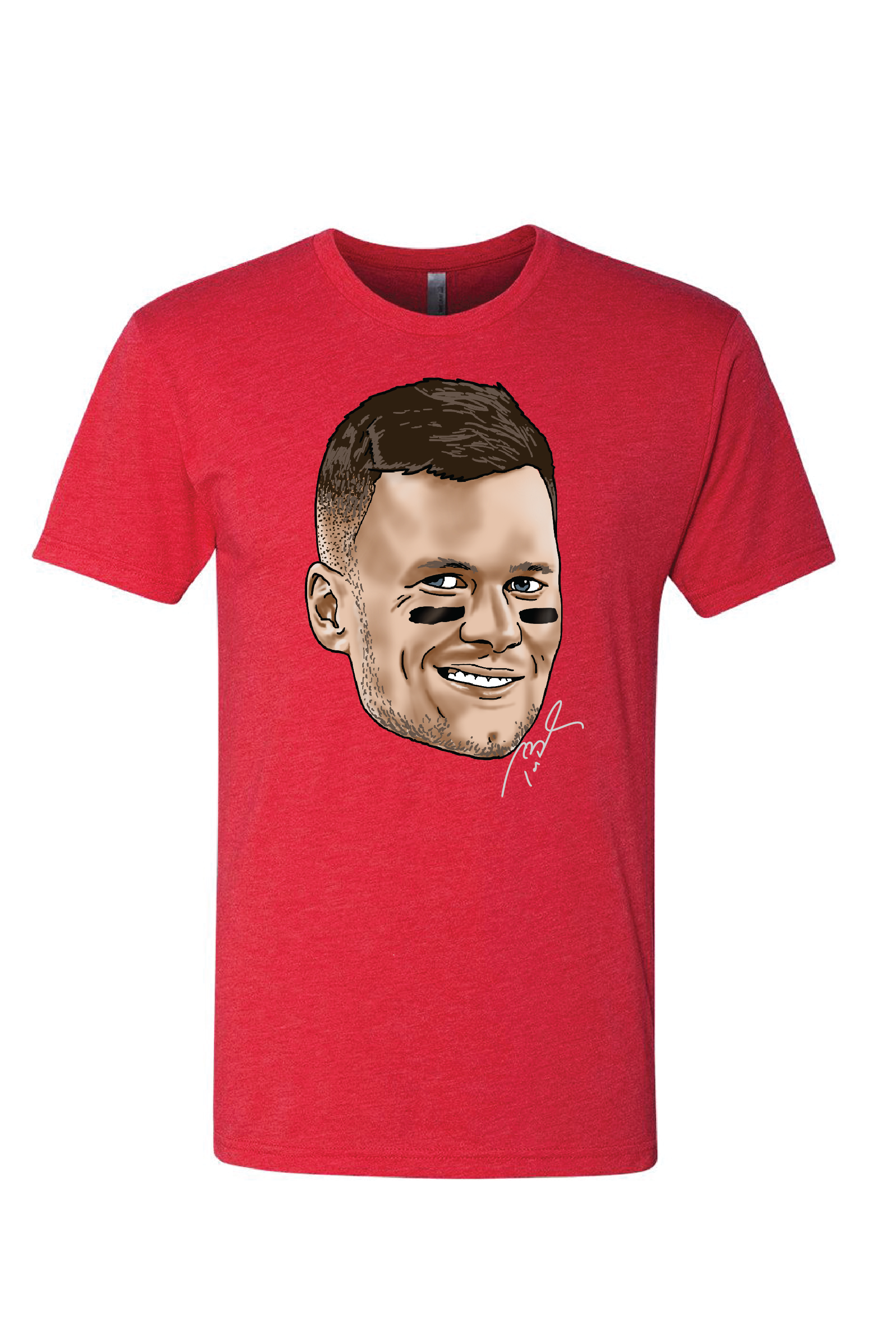 tom brady face t shirt