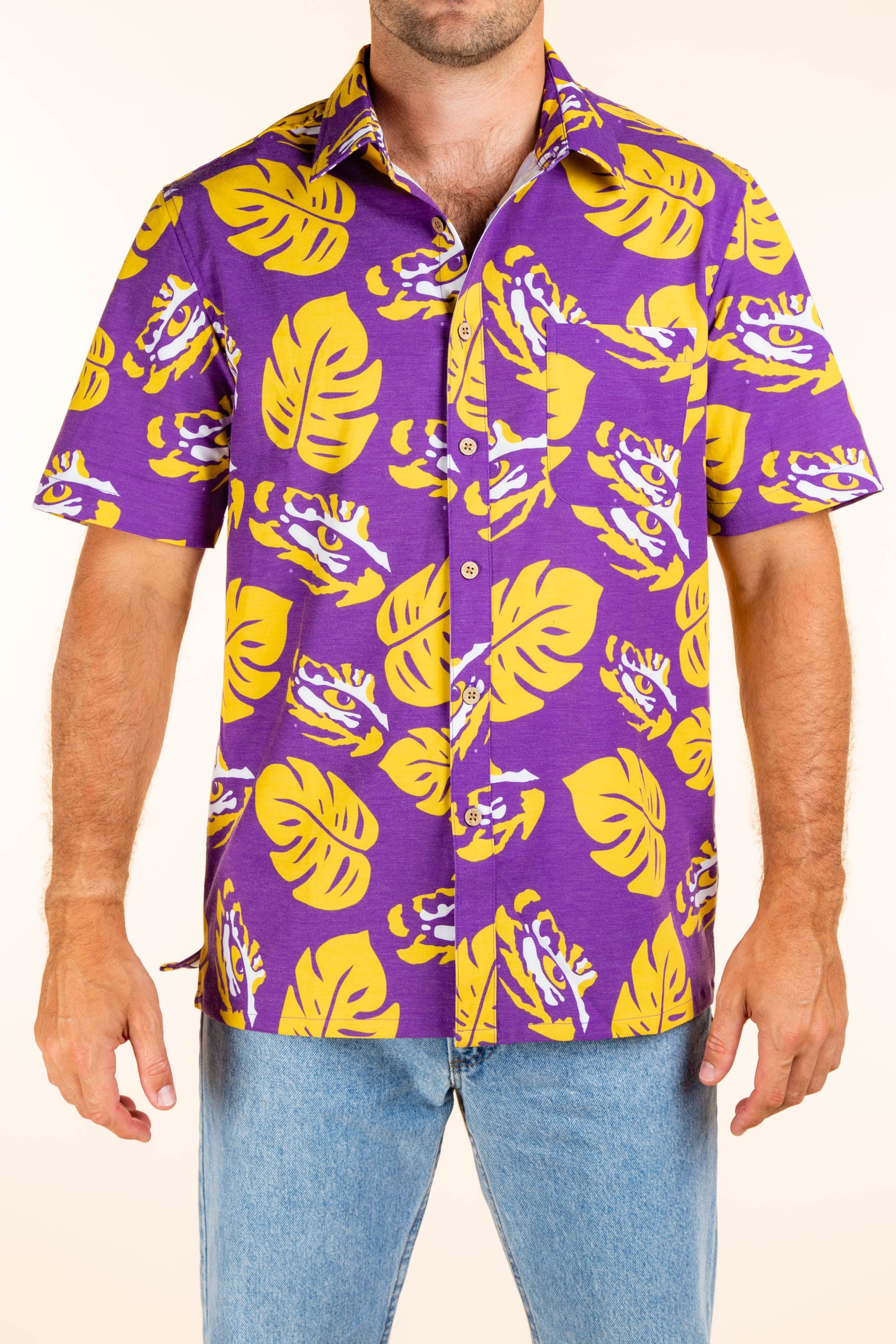 lsu tiger print shirt