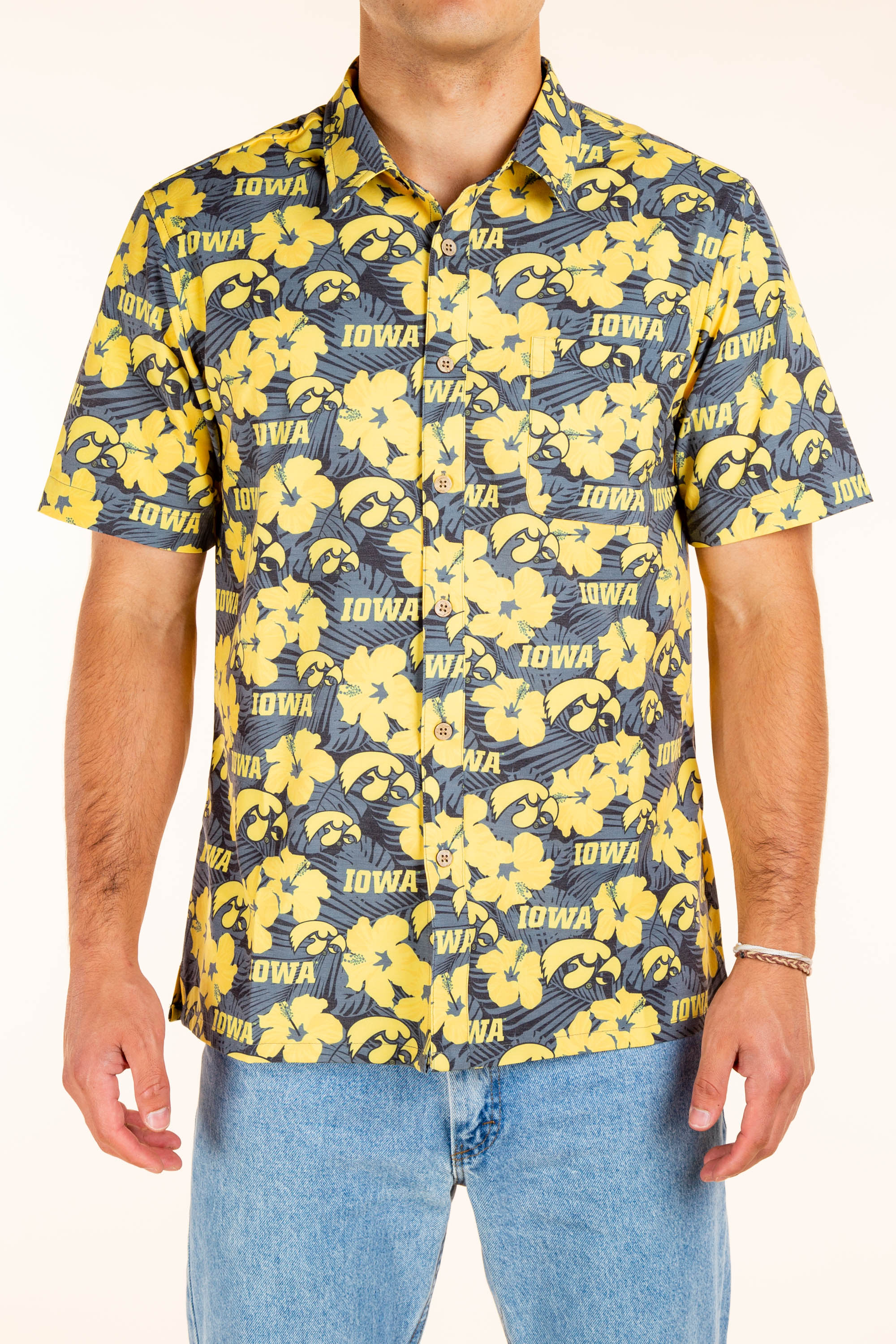 University of Iowa Hawaiian Shirt | The Victory Polka – tellumandchop