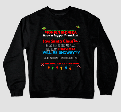 friends christmas sweatshirt
