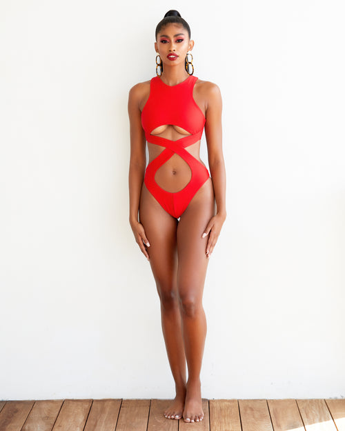 puma one piece swimsuit