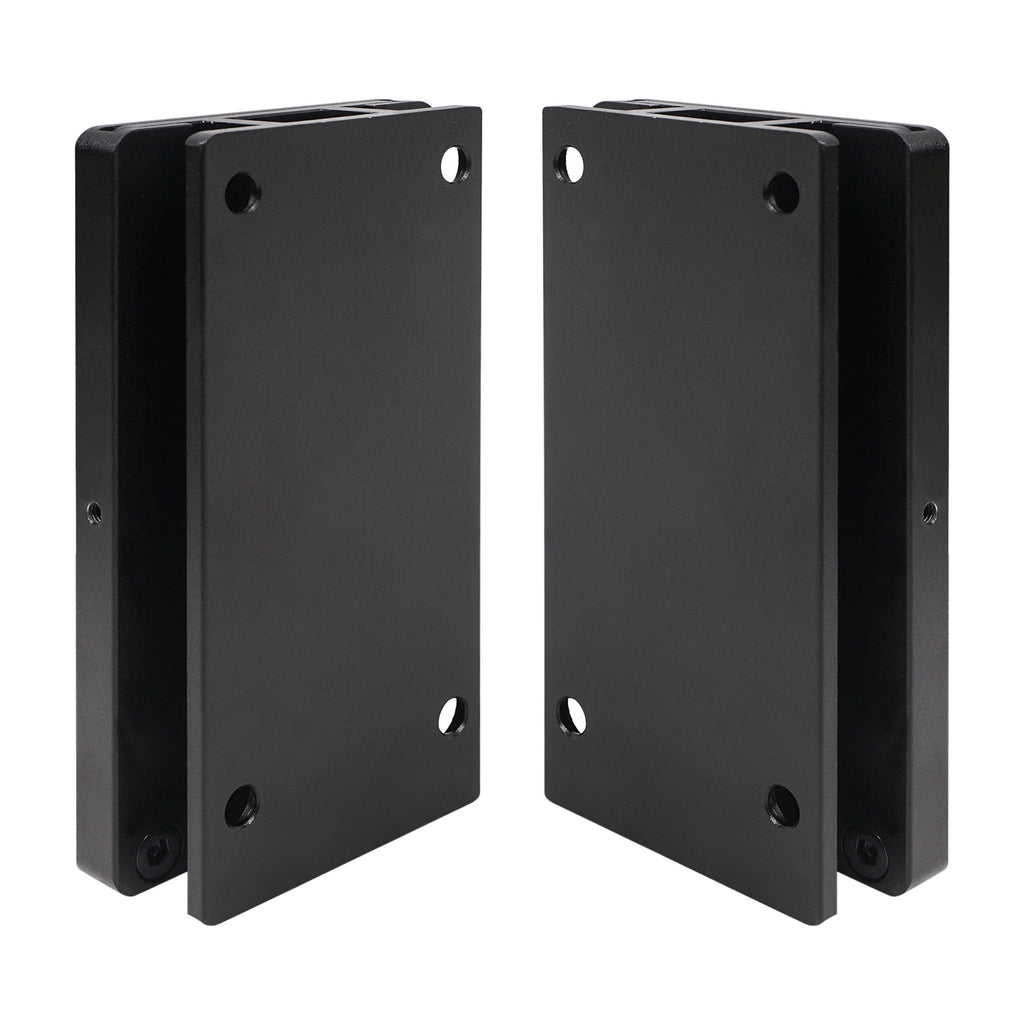 Sound Town CWB-1-PAIR 2-Pack Universal Speaker Wall Mount Brackets, 4.25" x 2" Mounting Template, Black - Pair, Set