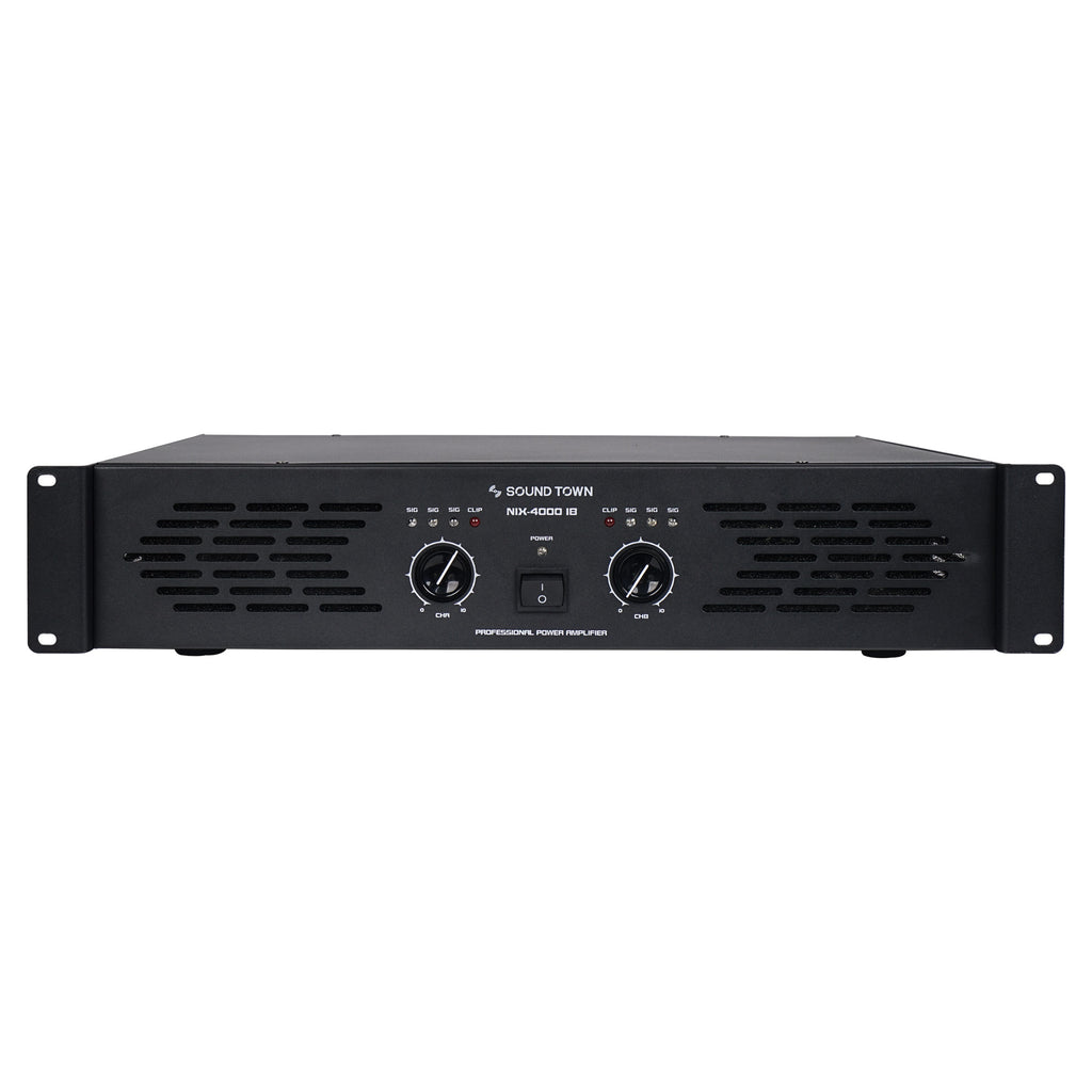Professional Dual-Channel, 2 x at 4-ohm, 4000W Peak Output Power – Sound Town Inc
