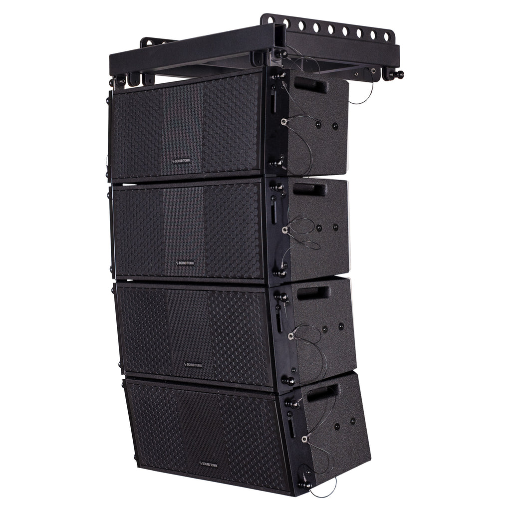 Herstellen Heup Achternaam ZETHUS-208BV2X4 | Line Array System w/ (4) Compact Dual 8" Passive Speakers,  Black – Sound Town
