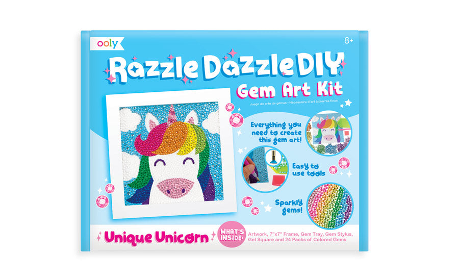 razzle dazzle diy gem art kit unique unicorns 