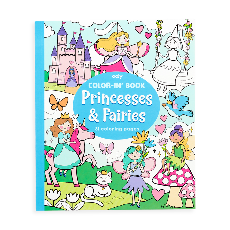 princesses and fairies coloring book