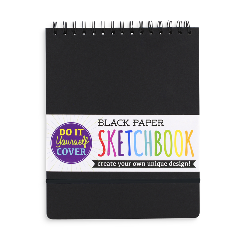 Black Diy Cover Sketchbook