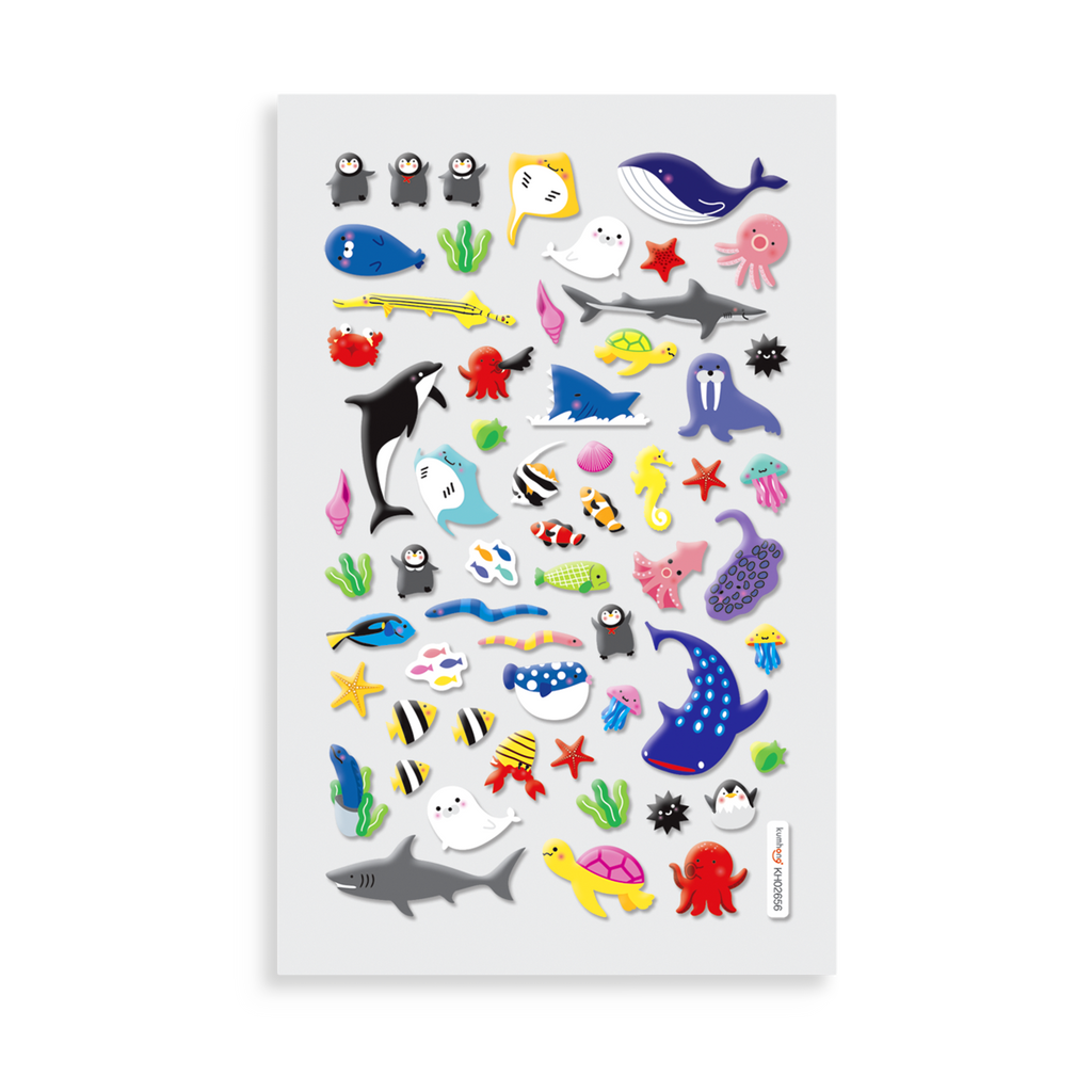 Itsy Bitsy Super Cute Stickers Marine Friends - OOLY