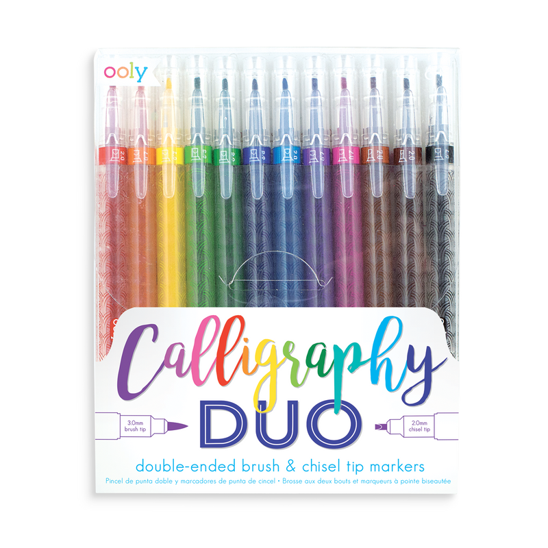 Calligraphy Duo Chisel And Brush Tip Markers Ooly