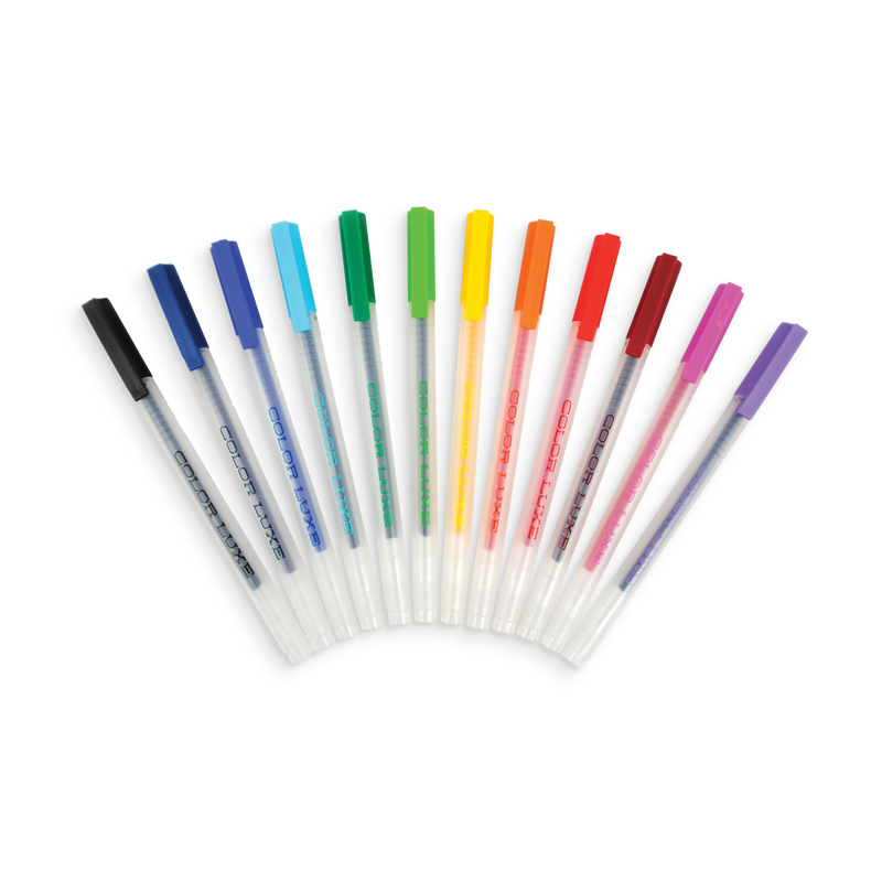 rainbow ink gel pens