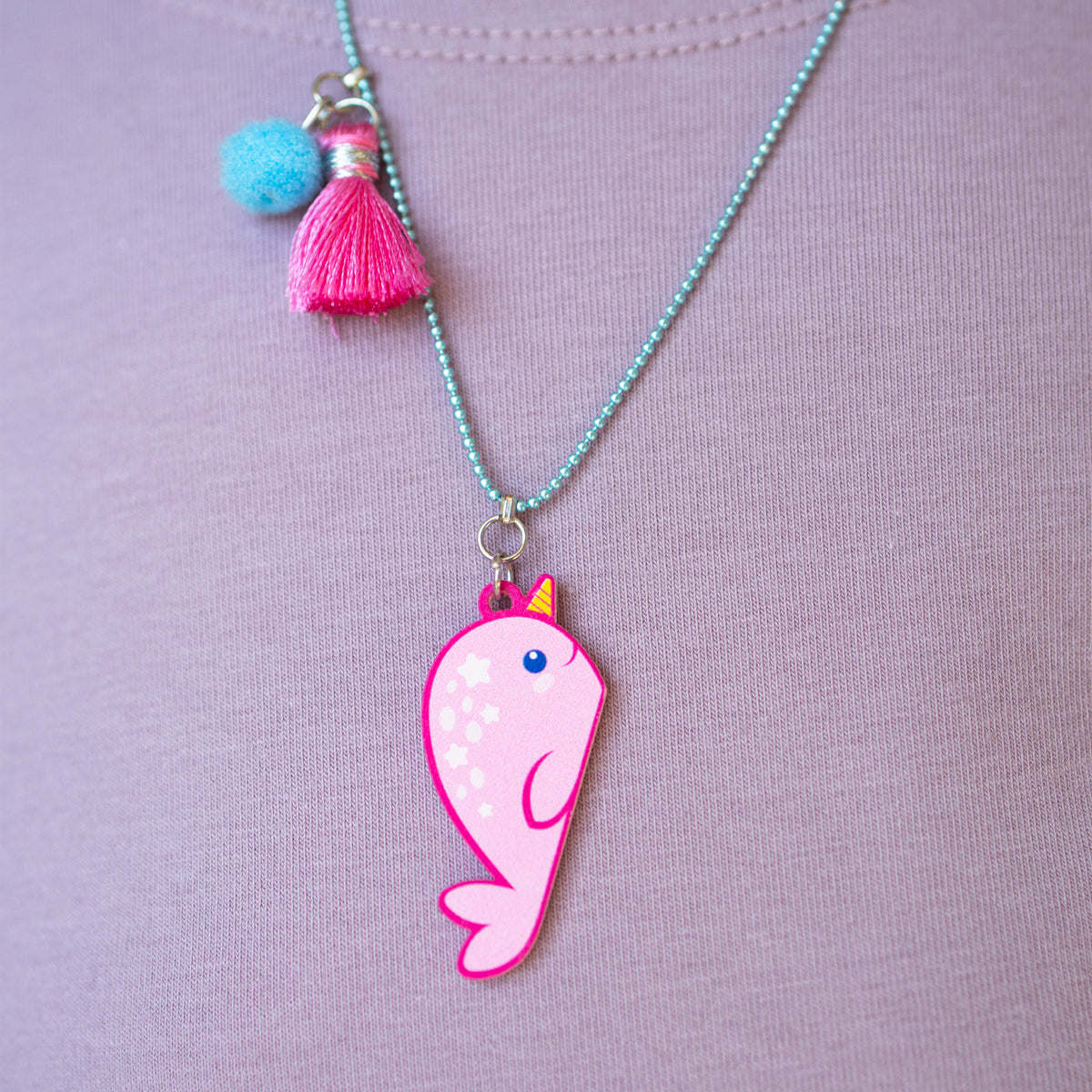 Kourtney Necklaces -  Narwhals BFF - Set of 2