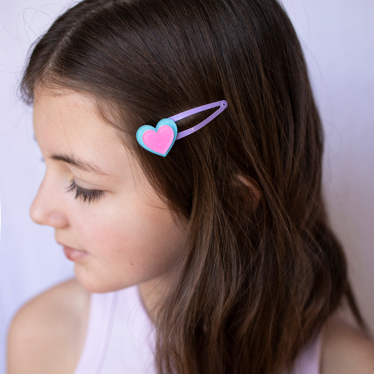 Alexa Hair Clips - Heart - Set of 2