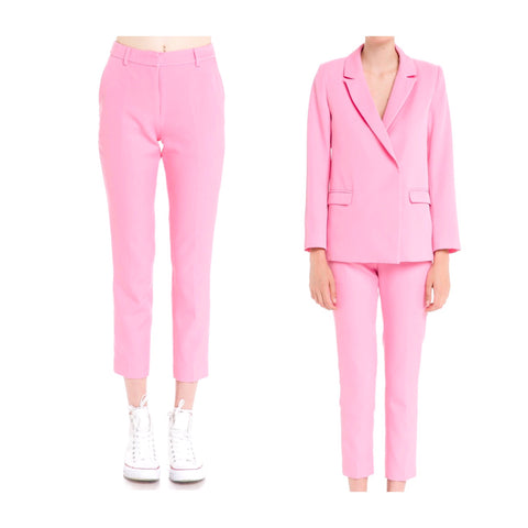 Cigarette trousers - Pink - Ladies | H&M IN