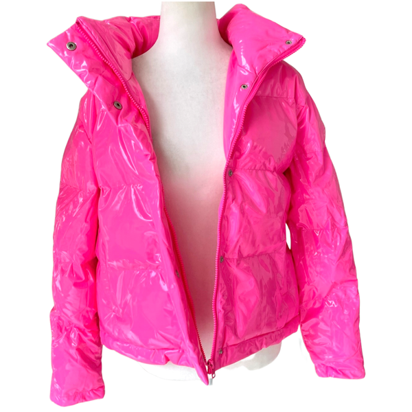 Bubblegum Pink Prea Puffer Jacket - James Ascher