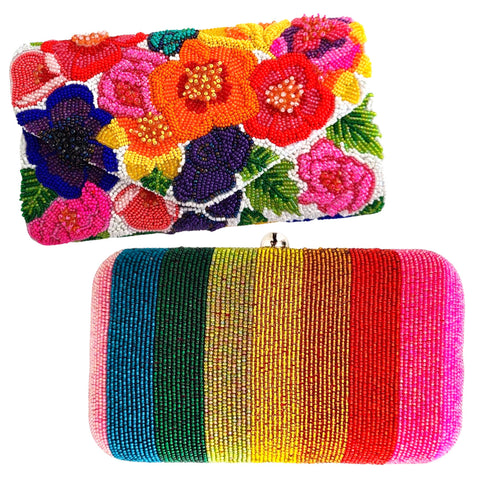 Rainbow Rhinestone Clutch – Rag & Muffin