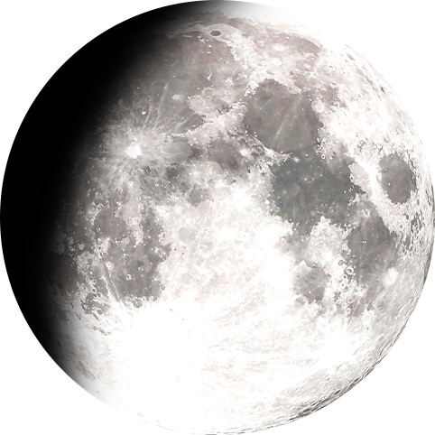 The moon on 20 april 2002