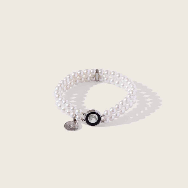 Fille de la Lune Bracelet with White Pearl