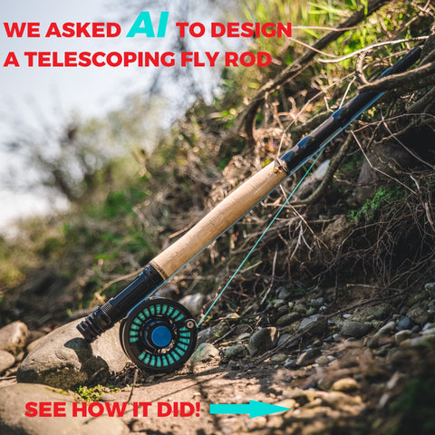 AI design query for fishing rod