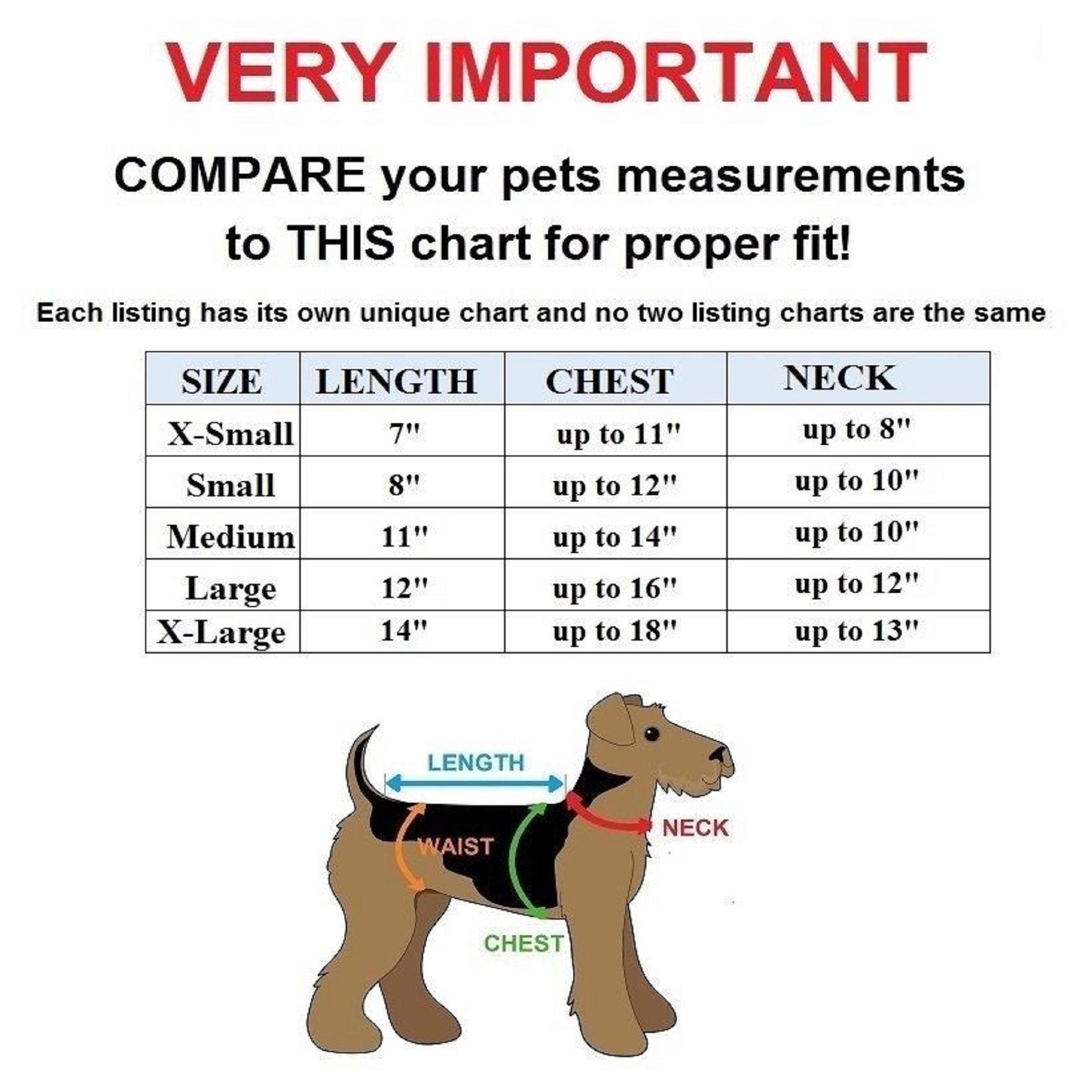 Small Dog Breed Size Chart