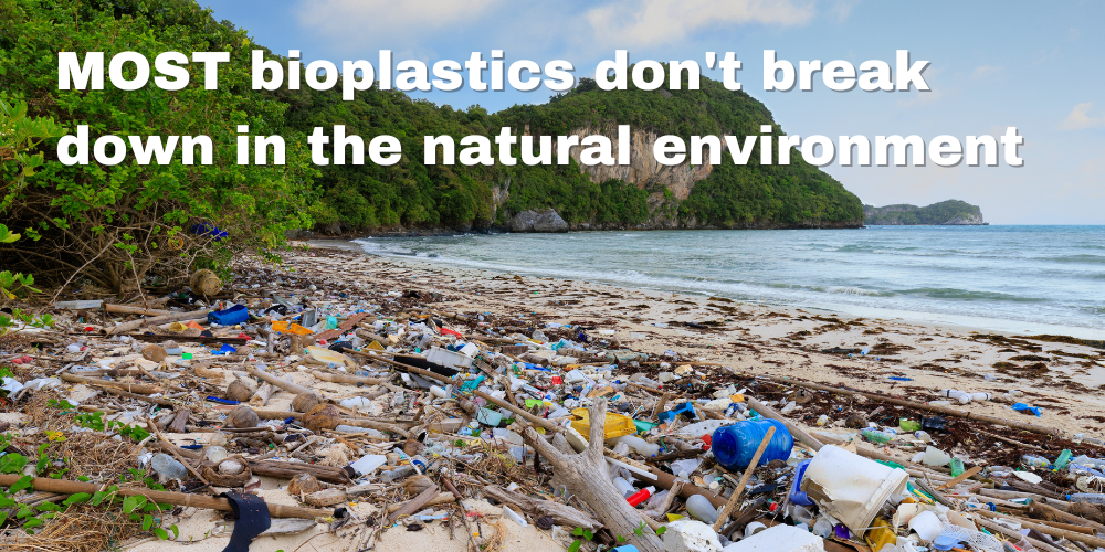 Bioplastics still pollute our environment