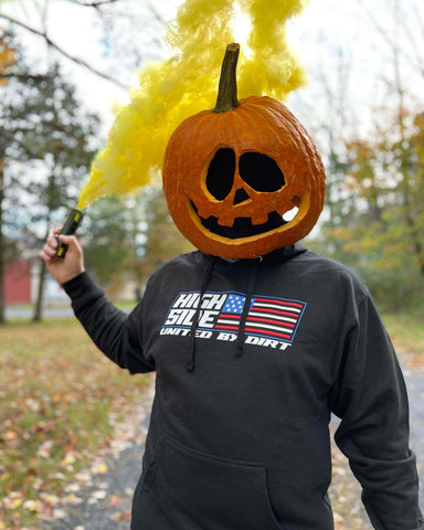 pumpkin head photoshoot trend yellow