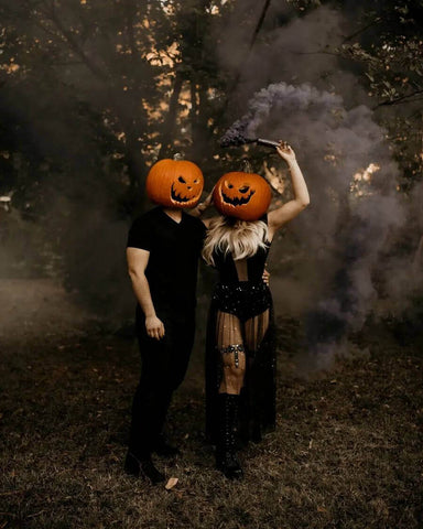Pumpkin Head Photoshoot Couples