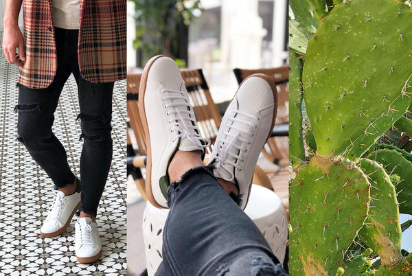 piel vegana, piel de nopal tenis veganos, vegan shoes, marcas mexicanas conscientes 