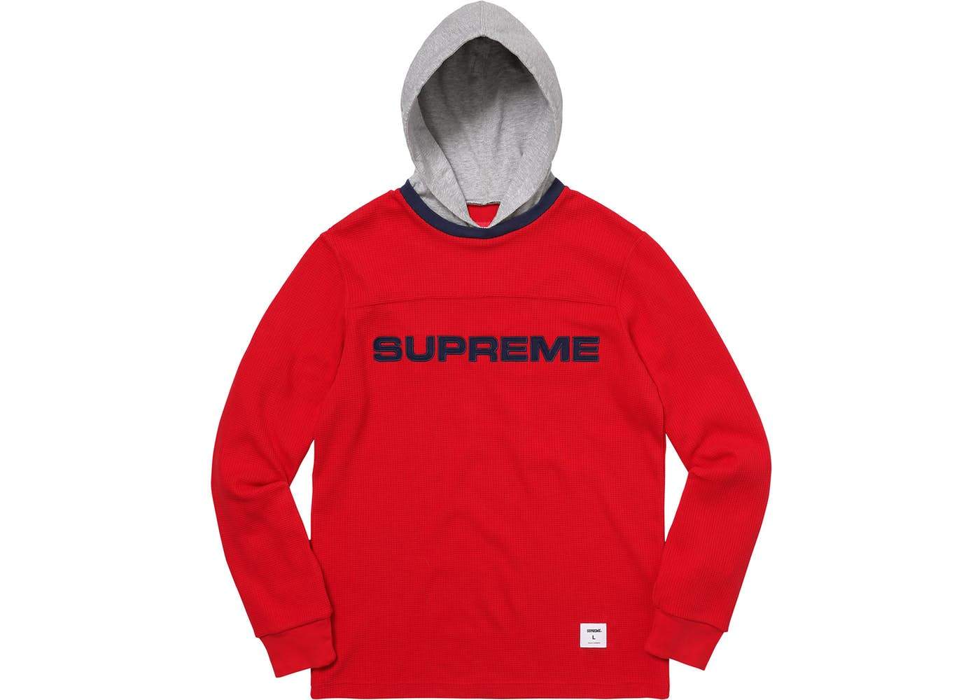 supreme waffle hoodie