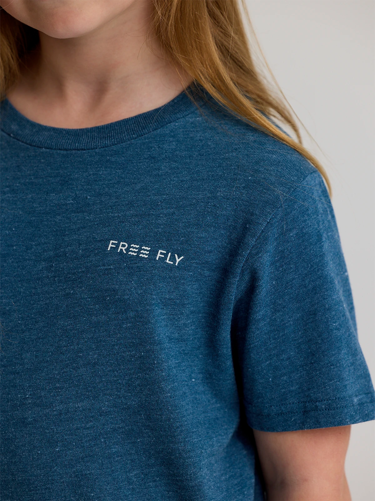 Youth Salt & Sun Tee - Heather Legion Blue