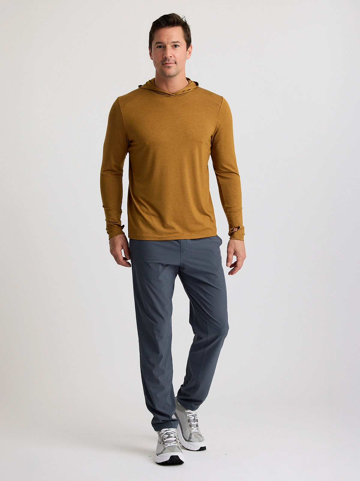 Men's Bamboo Shade Hoodie - Heather Russet