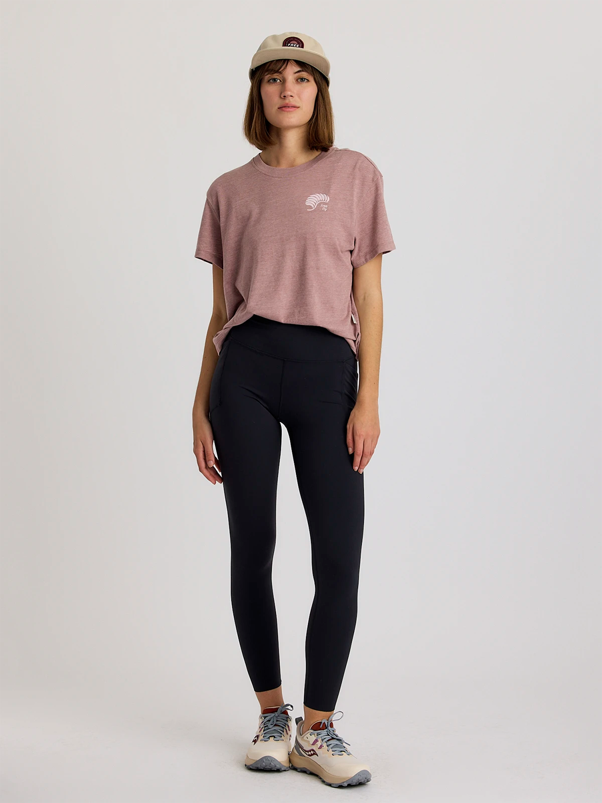 Women's Flow State Tee - Heather Fig